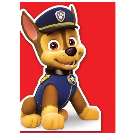 Paw Patrol Chase Shaped Birthday Card £1.75